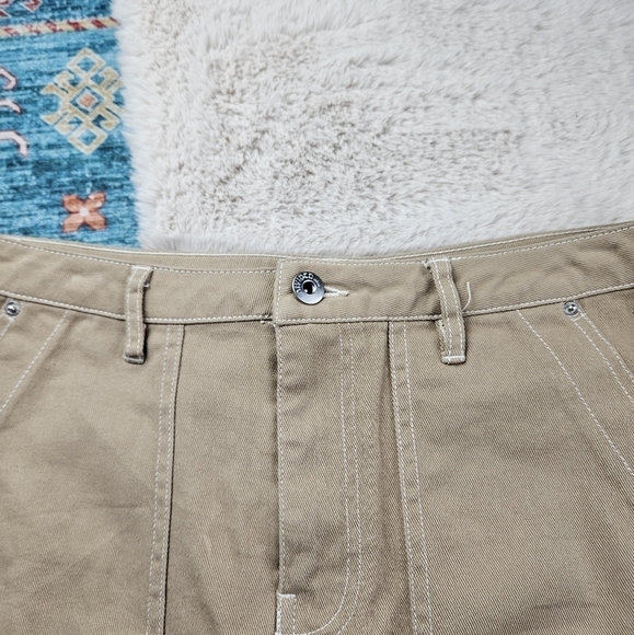 HM Divided Khaki Pocket Skirt US 8 - Picture 4 of 7